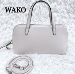 WAKO ハンドバッグ ショルダー 2way ホワイト 白 銀座和光のサムネイル