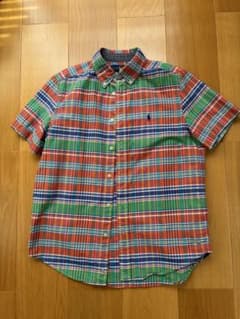 Ralph Lauren 半袖チェックシャツ 14-16のサムネイル