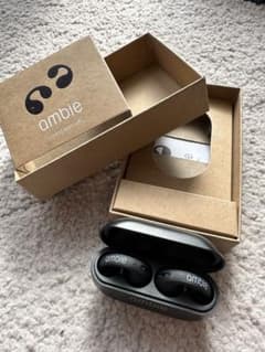 ambie ワイヤレスイヤホン AM-TW01 BLACKのサムネイル