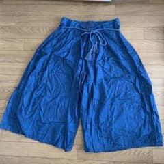 デニム ワイドパンツ ガウチョパンツのサムネイル
