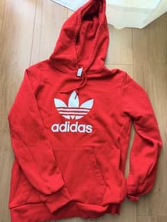 adidas アディダス　パーカー　赤のサムネイル