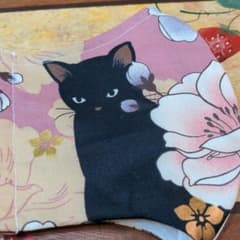 黒猫インナーマスク（パープル）のサムネイル