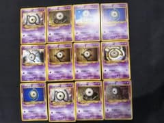 ポケモンカード　旧裏　アンノーン12枚セットのサムネイル