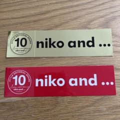 nico and…10Anniversaryステッカーのサムネイル