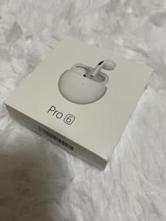 Pro 6 ワイヤレスイヤホン　ブラック　ノイズキャンセリングのサムネイル