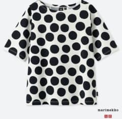 UNIQLO マリメッコ ドット Tシャツ Lサイズのサムネイル
