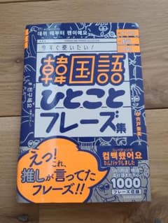 韓国語ひとことフレーズ集 美品のサムネイル