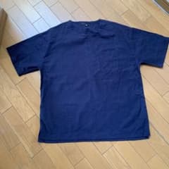 Mangrove マングローブ　Tシャツ　紺色　メンズ　M 麻風のサムネイル