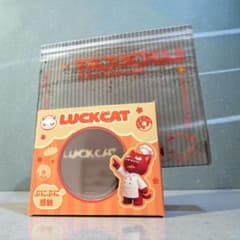 LUCKCAT ぷにぷにフィギュア スクイーズ ブラウンクリアケース付きのサムネイル