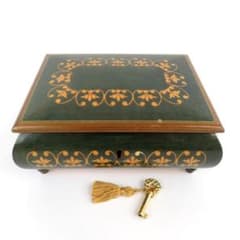 激レア❗️超希少⭐️リュージュ　オルゴール⭐️ 182 REUGEリュージュ オルゴール ジュエリーBOX 鍵付き イタリア製