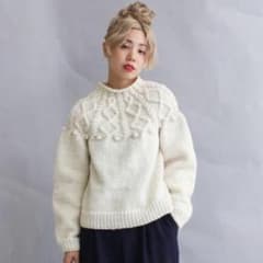 Dot&Stripes CHILD WOMAN ネパールHANDニットPOのサムネイル