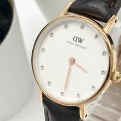 稼動品Daniel Wellington DW 腕時計 新品電池　石付箱付A7のサムネイル