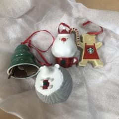 クリスマスオーナメント 4個セットのサムネイル
