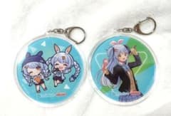 【新品】兎田ぺこら アクリルキーホルダー2点セット  ROUND1コラボのサムネイル