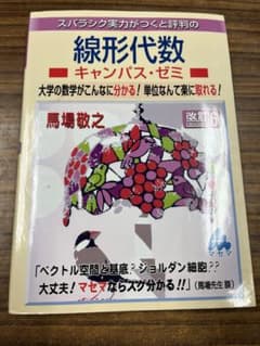 すばらしく実力がつくと評判の式線形代数のサムネイル