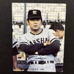 カルビープロ野球カード1973年版NO.202阪神タイガース江夏豊投手
