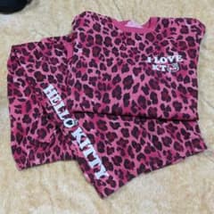 キティちゃん スウェット セットアップ 上下 ヒョウ柄のサムネイル