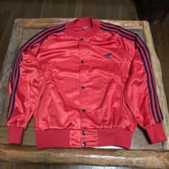 80s adidasトラックジャケット ヴィンテージジャージ スナップボタン