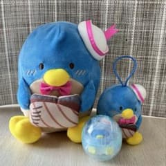 タキシードサム スシローぬいぐるみ日焼けバージョン おふとんかぶりっこ2 セットのサムネイル