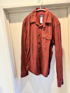 Patagonia オーガニックコットン 長袖シャツ レッドのサムネイル
