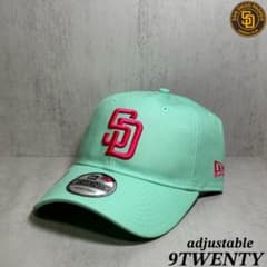 【海外限定モデル】 パドレス 9TWENTY シティ・コネクト キャップ ① ニューエラ】パドレス シティーコネクト 9Twenty Cap ミント (New Era