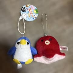 人気の海の動物 ぬいぐるみマスコットBCIII PUKONNU! 2個セットのサムネイル
