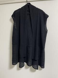GABINノースリーブ カーディガン ブラック M-Lのサムネイル