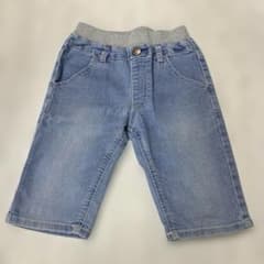 130cm デニムハーフパンツ キッズ