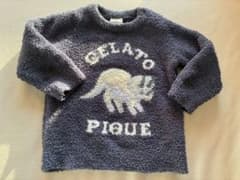 GELATO PIQUE 恐竜プリント ニットセーター 80-90のサムネイル