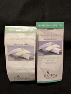 【新品】EZFlow Classic French ネイルチップ 20枚2セット