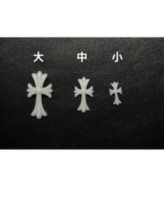 ネイルパーツ クロスパーツ　クロムパーツ　十字架　3Dパーツのサムネイル