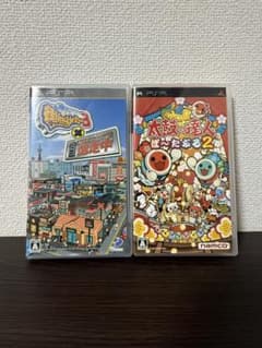 街ingメーカー3 太鼓の達人 ぽ〜たぶる2 PSPソフト2本セット値下げ可能のサムネイル