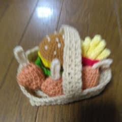 ハンドメイド ハンバーガーセットのあみぐるみのサムネイル