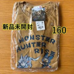 유니클로 몬스터 헌터 라이즈 T셔츠 신품 미개봉 태그 첨부 160