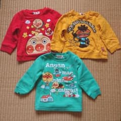 ☆ysms☆様専用【アンパンマン】トレーナー ３枚セット 90cmのサムネイル