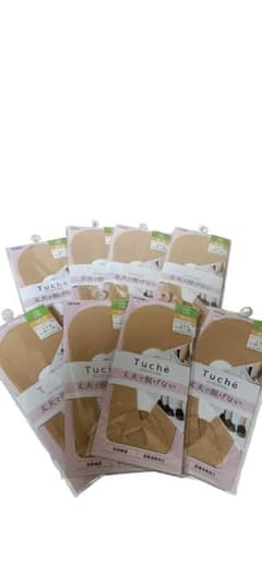 【新品】グンゼTuché脱げにくいソックス ベージュ24-26 8足1680円のサムネイル