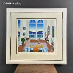 美品 トーマス・マックナイト「マダケット」シルクスクリーン サイン入