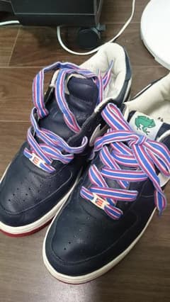 最終値下げ‼️ナイキ  靴   紺色 air force 1のサムネイル