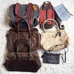 【7点まとめ売り】COACH ハンドバッグ ビジネスバッグ レザー キャンバス 7点まとめ売り】COACH ハンドバッグ ビジネスバッグ レザー キャンバス