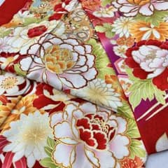 特選品オークション❣️ 成人式 お振袖 正絹 豪華金彩加工 古典モダン
