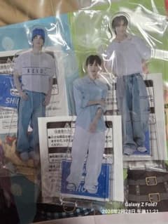 TWS アクスタ ジフン　シニュ　ヨンジェ スタンド付きアクリルプレート