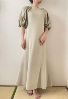 Mila Owenミラオーウェン 袖パフドッキングワンピースのサムネイル