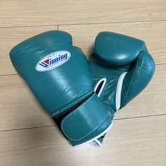 ウイニング　ボクシンググローブ　winning 12oz グリーン　緑のサムネイル