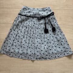【日本製】ELLE クローバー柄のスカート　150サイズ