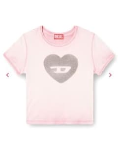DIESEL T-ERE Tシャツ ピンクのサムネイル