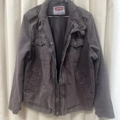 Levi's ダークブラウン ミリタリージャケットのサムネイル