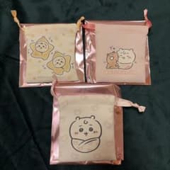 ちいかわベビー巾着3種セットのサムネイル