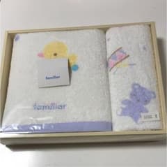 familiarバスタオル&フェイスタオル setのサムネイル