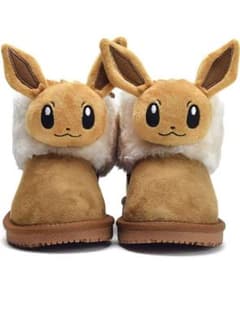 新品　ポケモン ムートンブーツ 17cm　イーブイ　ポケットモンスターのサムネイル