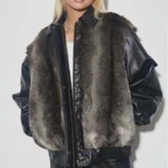 LAGUAGEM F/FUR DOCKING JK フェイクレザージャケット LAGUAGEM F/FUR DOCKING JK フェイクレザージャケット - メルカリ